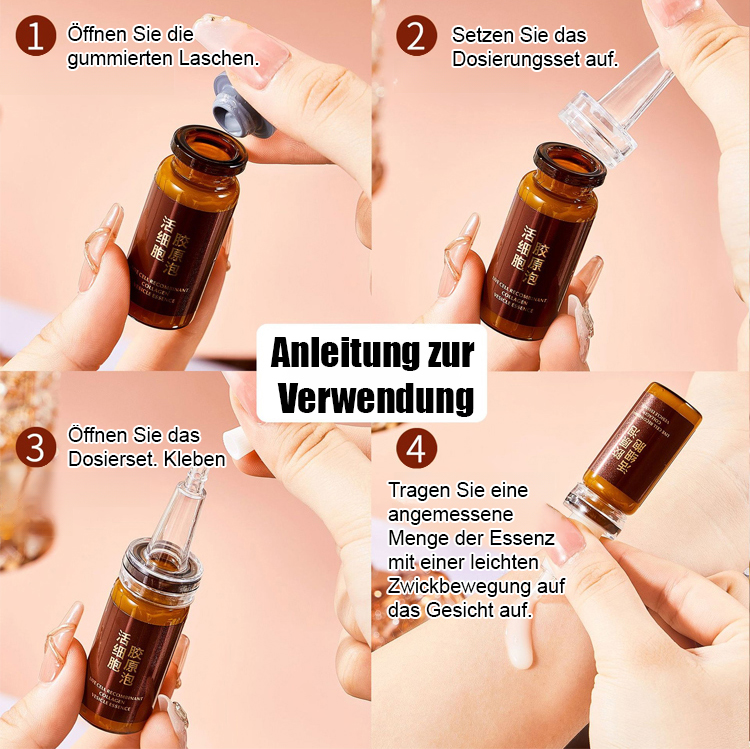 Zellrekombinations-Kollagen-Serum【Wirkt effektiv gegen Falten und bekämpft die Hautalterung!】