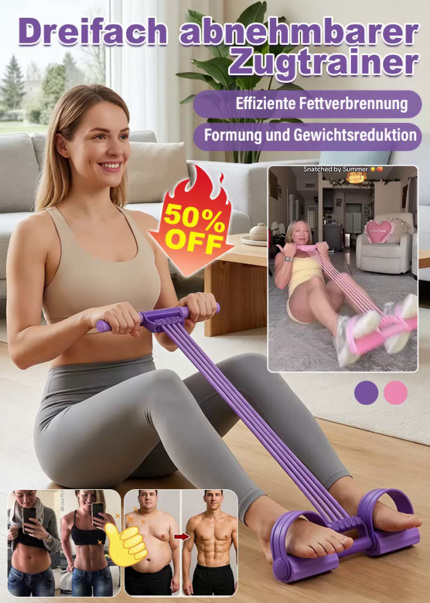 【Ein Produkt ersetzt drei!】3-in-1 abnehmbares Widerstandsband【Gewichtsverlust, Muskelaufbau und Körperformung – das ist alles, was Sie brauchen!】