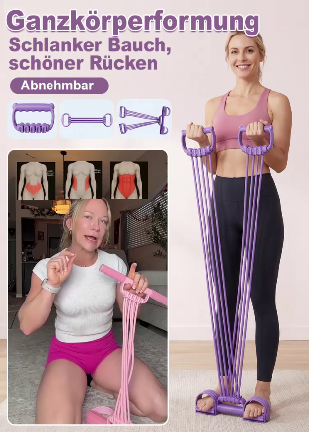 【Ein Produkt ersetzt drei!】3-in-1 abnehmbares Widerstandsband【Gewichtsverlust, Muskelaufbau und Körperformung – das ist alles, was Sie brauchen!】