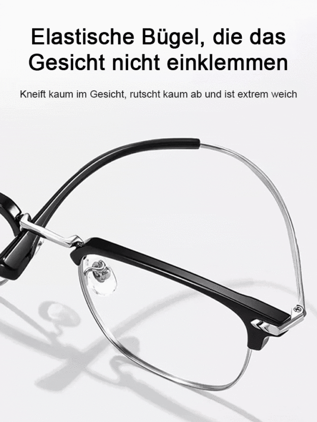 Automatische Zoom-Brauenhalter Blaulichtfilter Lesebrille