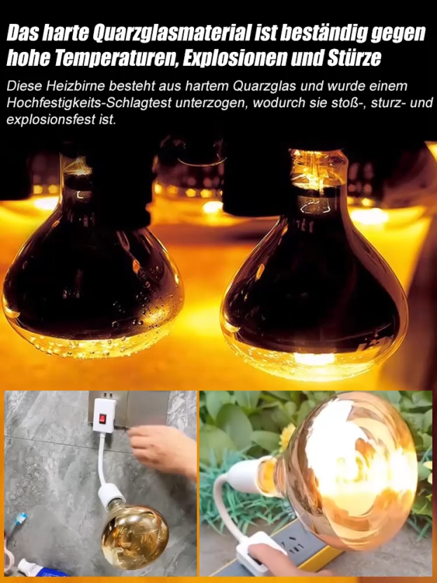 Universal-Lampensockel Badezimmer-Heizstrahler