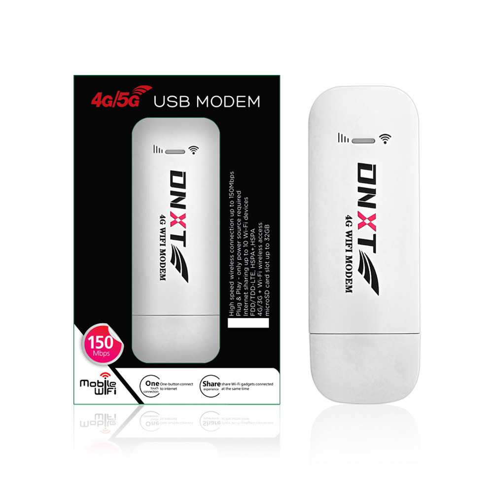 DNXT Tragbarer mobiler WLAN-Adapter【Rasante Geschwindigkeiten – dutzende Male schneller als herkömmliches Wi-Fi 4 – für Gaming, Live-Streaming und Arbeit ohne jegliche Latenz.】
