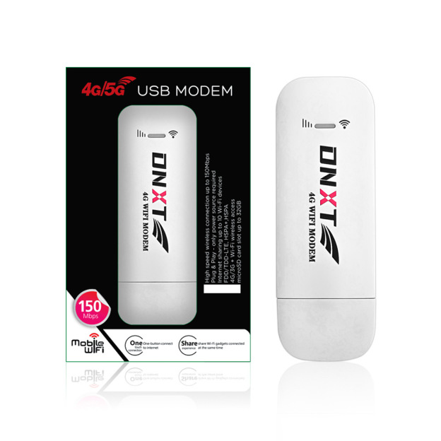 DNXT Tragbarer mobiler WLAN-Adapter【Rasante Geschwindigkeiten – dutzende Male schneller als herkömmliches Wi-Fi 4 – für Gaming, Live-Streaming und Arbeit ohne jegliche Latenz.】
