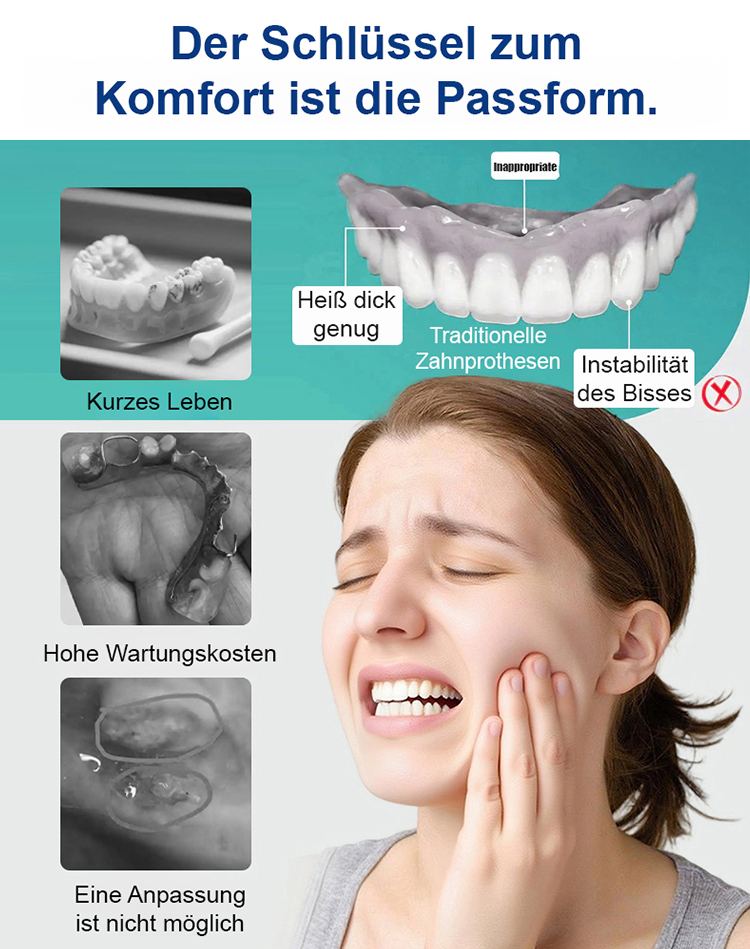 Zahnersatz-Veredelungsset für schöne Zähne【Kaufen Sie 1, erhalten Sie 1 gratis! Nur heute!】