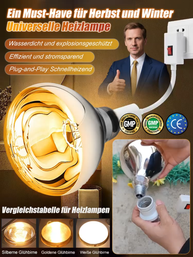 Universal-Lampensockel Badezimmer-Heizstrahler