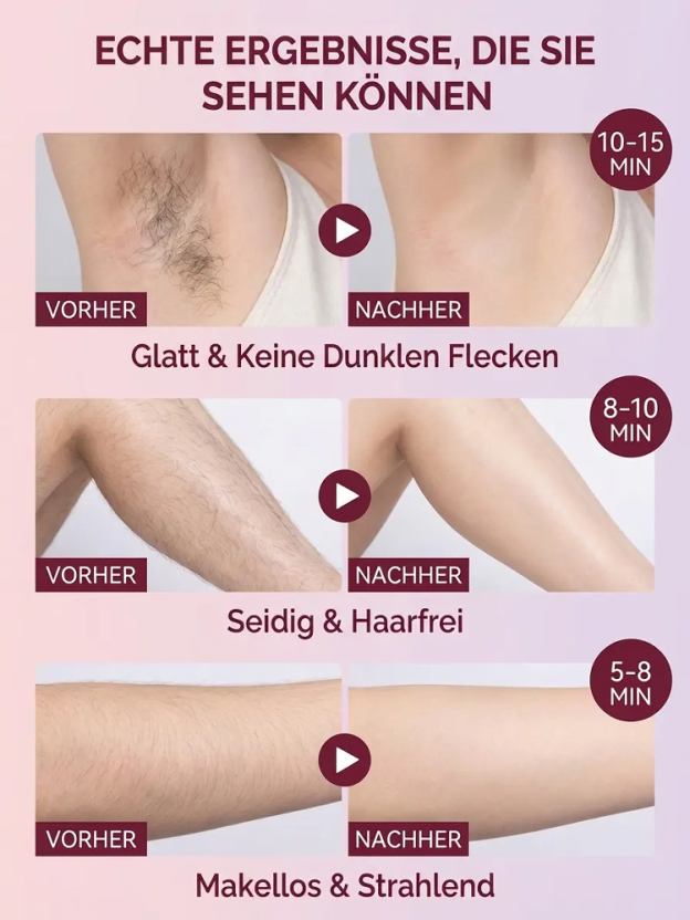  [Schmerzfreie Haarentfernung] Pflanzenextrakt-Kokosöl-Enthaarungscreme【Haarentfernung in medizinischer Qualität, 100 % sicher!】