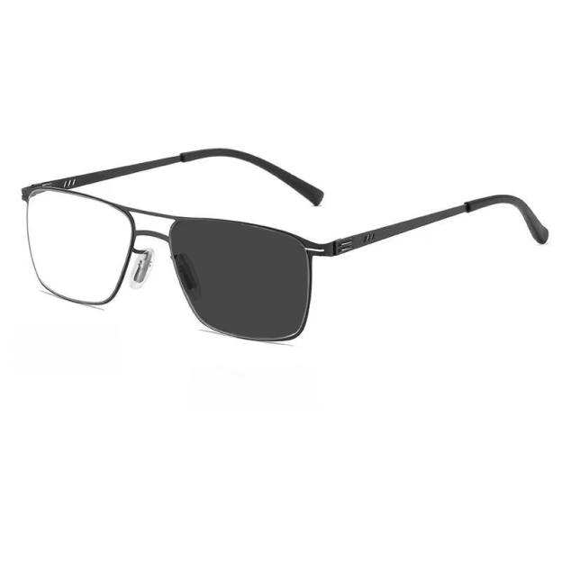 【Niedrigster Preis aller Zeiten, nur heute!】Intelligente, lichtempfindliche, selbsttönende, hochauflösende Blaulichtfilter-Lesebrille