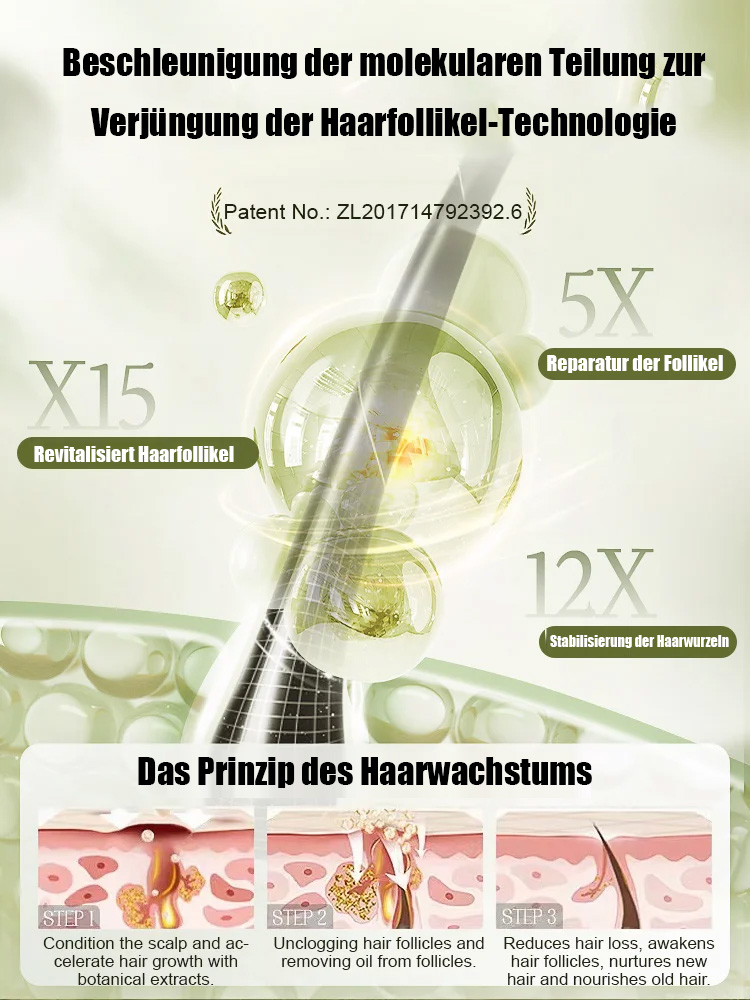 1 kaufen, 1 bekommen Explosive Ginger Phytochemical Hair Loss Control Shampoo，Wirksamer Schutz vor Haarausfall，Fördert sekundäres Haarwachstum！