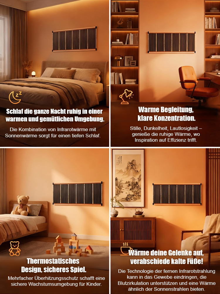 【3 Sekunden Schnellheizung】Deutsche Hightech-Graphen-Wandheizung