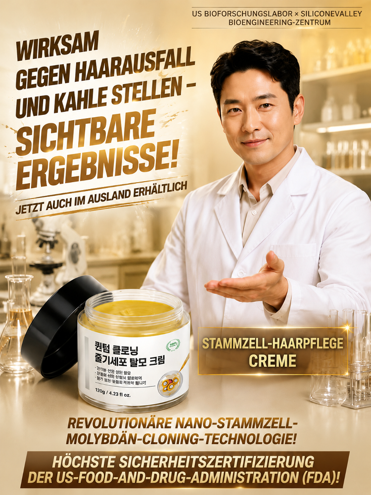 Stammzellen-Haarwuchsgel，Sichtbare Ergebnisse bereits nach 7 Tagen! Persönlich getestet und für wirksam befunden!