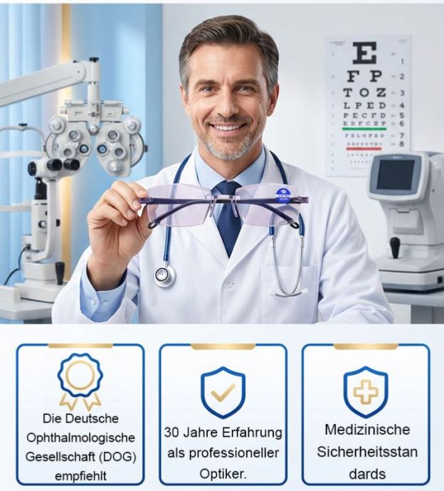 【Sehkraft zurück auf 20 Jahre】Intelligente Fokusveränderung Komfortable Lesebrille【【Lichtempfindliche Farbwechselfunktion, intelligenter Dual-Light-Zoom, Blaulicht- und UV-Schutz!】】