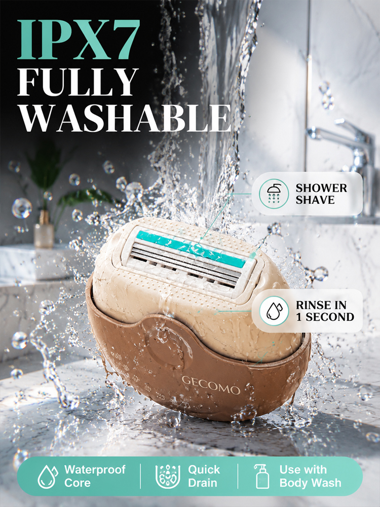 【Suitable for the whole body, wet and dry use】Portable Rotary Electric Hair Removal Device