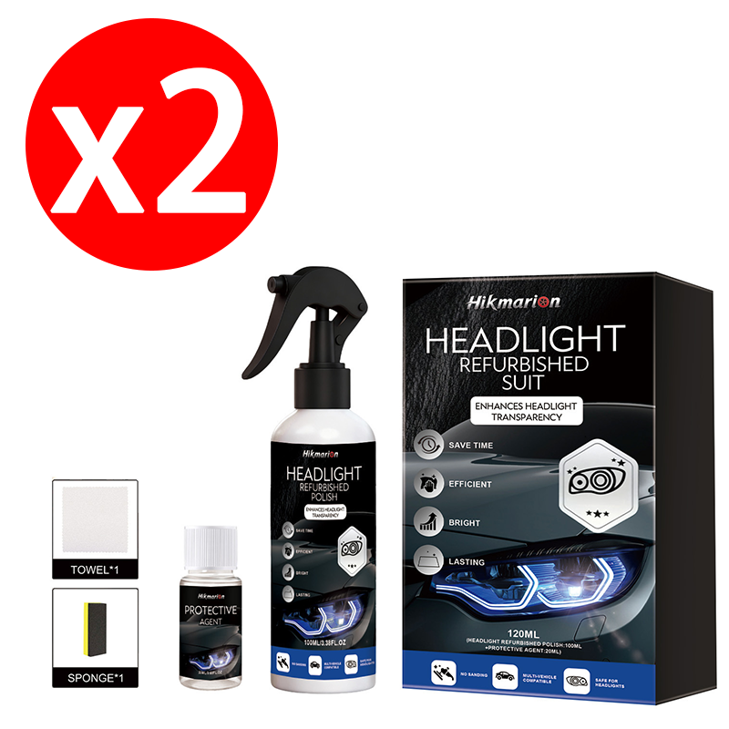 【One spray and it's brand new!】🔥Quick Renew Car Headlight Cleaning Spray✨