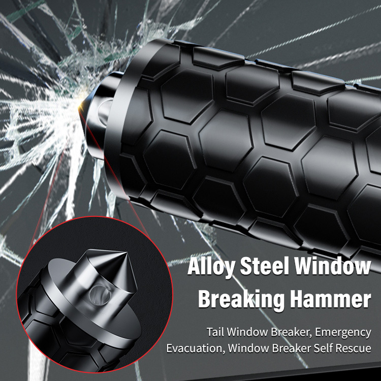 【One-click pop-up, powerful strike】Enhanced automatic spring bars⚡1-Click Defense + Window Breaker for Emergencies 