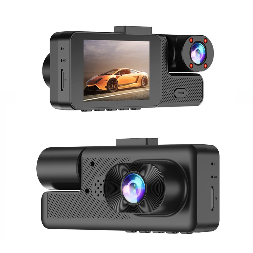 【50% OFF! 】4K Ultra HD Dash Cam - Triple Recording (Front/Rear/Cabin), F1.8 Night Vision, WiFi APP Control, 170° Wide Angle