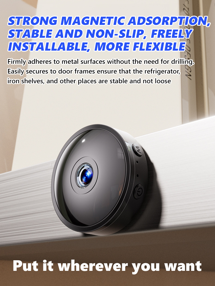 As hidden as a pinhole】No need to connect to the internet or plug in, 24-hour real-time monitoring video ⚠️ Connect your phone to remotely view live broadcasts and playbacks