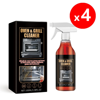 【Clean instantly with just one spray💧】Oven and grill cleaner