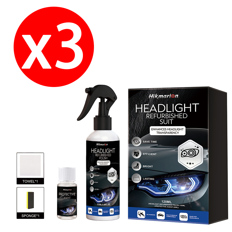 【One spray and it's brand new!】🔥Quick Renew Car Headlight Cleaning Spray✨
