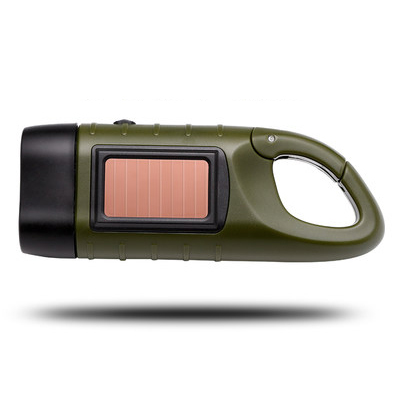 【Never-ending power】Multi-function, high-intensity flashlight | Powered by solar power, hand crank, or charging⚡