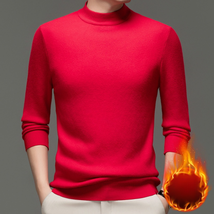 50% OFF🔥Fleece-lined and thickened turtleneck sweater❄️Ultimate Warmth. Wool & Mulberry Silk, Anti-Static, Machine Washable 