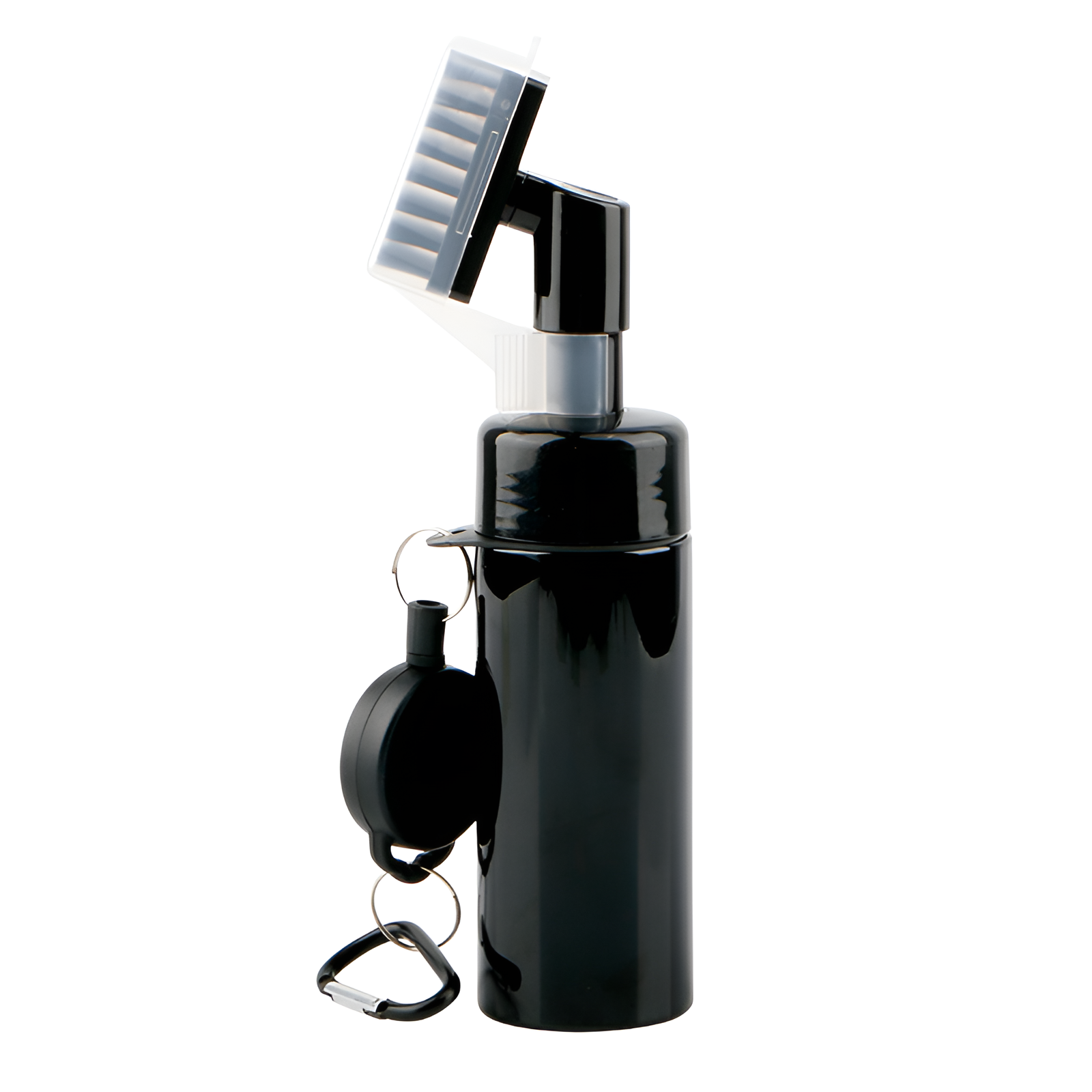 Upgraded golf club water spray cleaning brush push-type water spray bottle brush groove tool