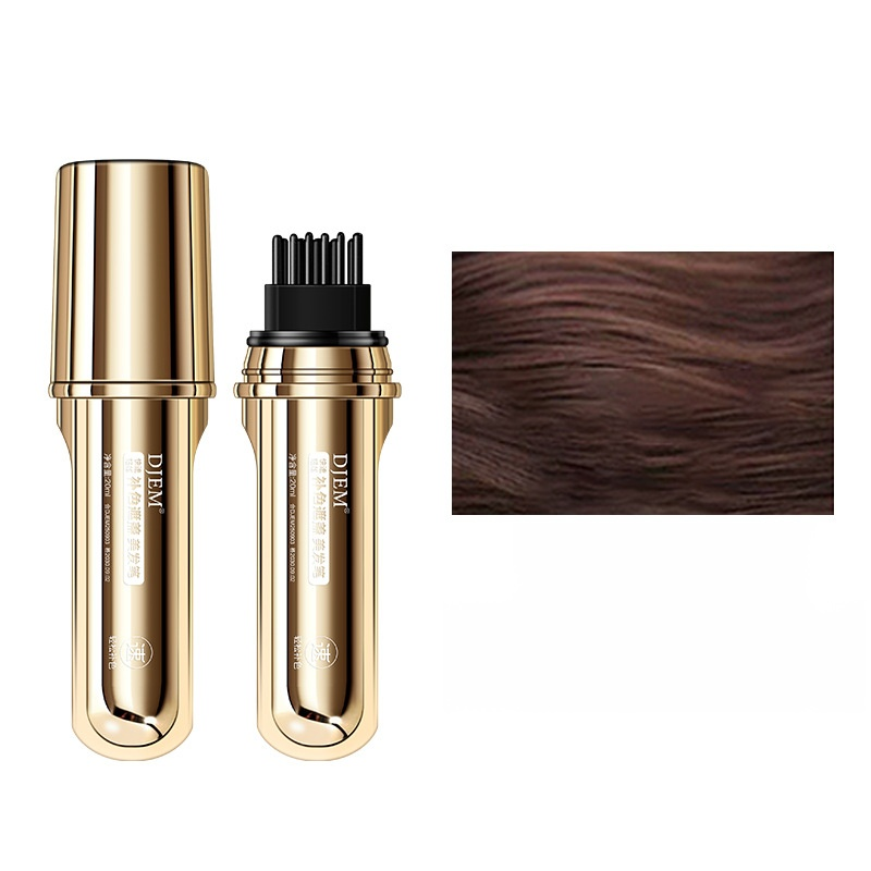 Long-lasting hair coloring stick to cover gray hair