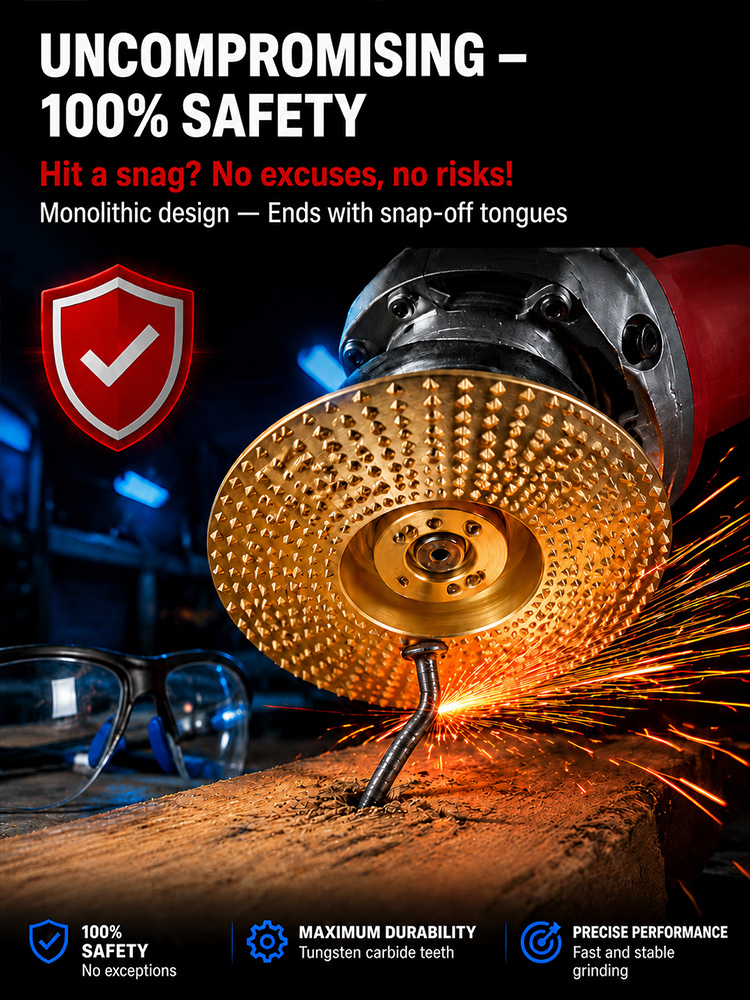 Cut Wood Like Tofu in 3s丨Angle Grinder Grinding Wheel丨Grind 10x Faster! Zero Burning