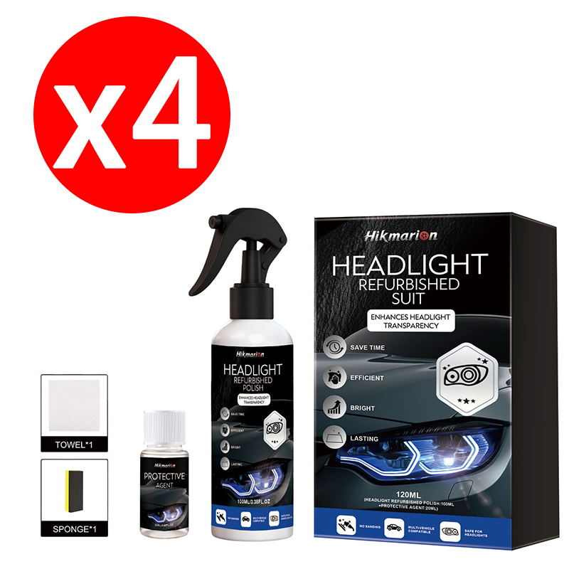 【One spray and it's brand new!】🔥Quick Renew Car Headlight Cleaning Spray✨