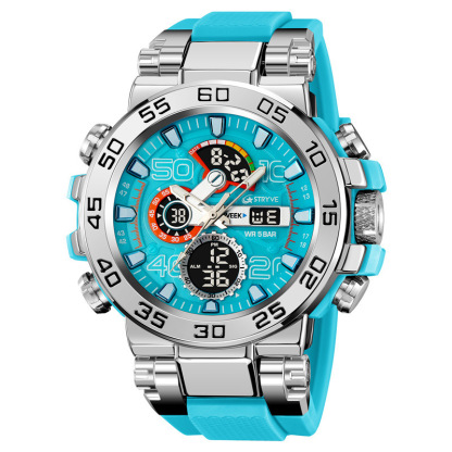 【50-meter water resistance】 Sports waterproof watch