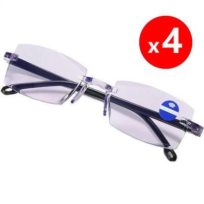 【Vision Returns to 20 Years Old】 Smart Zoom Comfort Reading Glasses丨No eye exam required, provides 99% blue light protection, and won't fog up in winter.