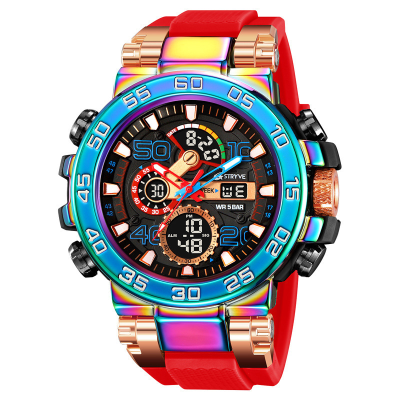 【50-meter water resistance】 Sports waterproof watch