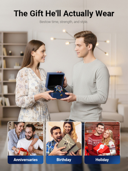 【50-meter water resistance】 Sports waterproof watch