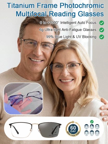 Developed by a centuries-old eyewear manufacturer, these smart autofocus glasses automatically darken in sunlight. One pair of glasses meets all your needs. 👀
