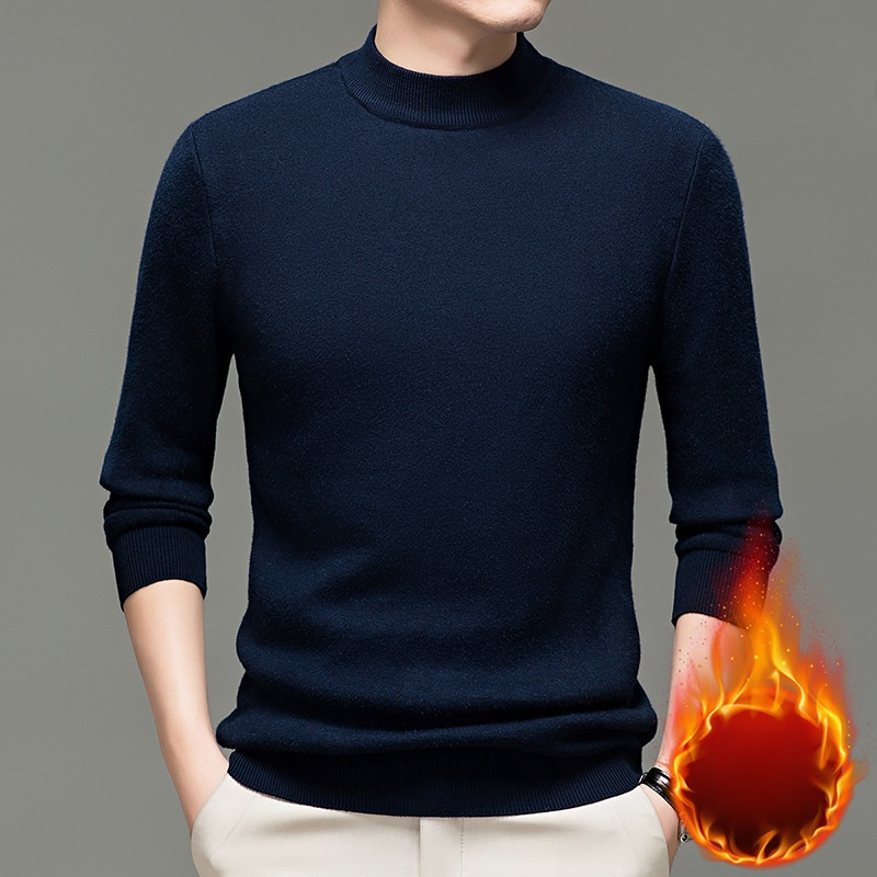 50% OFF🔥Fleece-lined and thickened turtleneck sweater❄️Ultimate Warmth. Wool & Mulberry Silk, Anti-Static, Machine Washable 