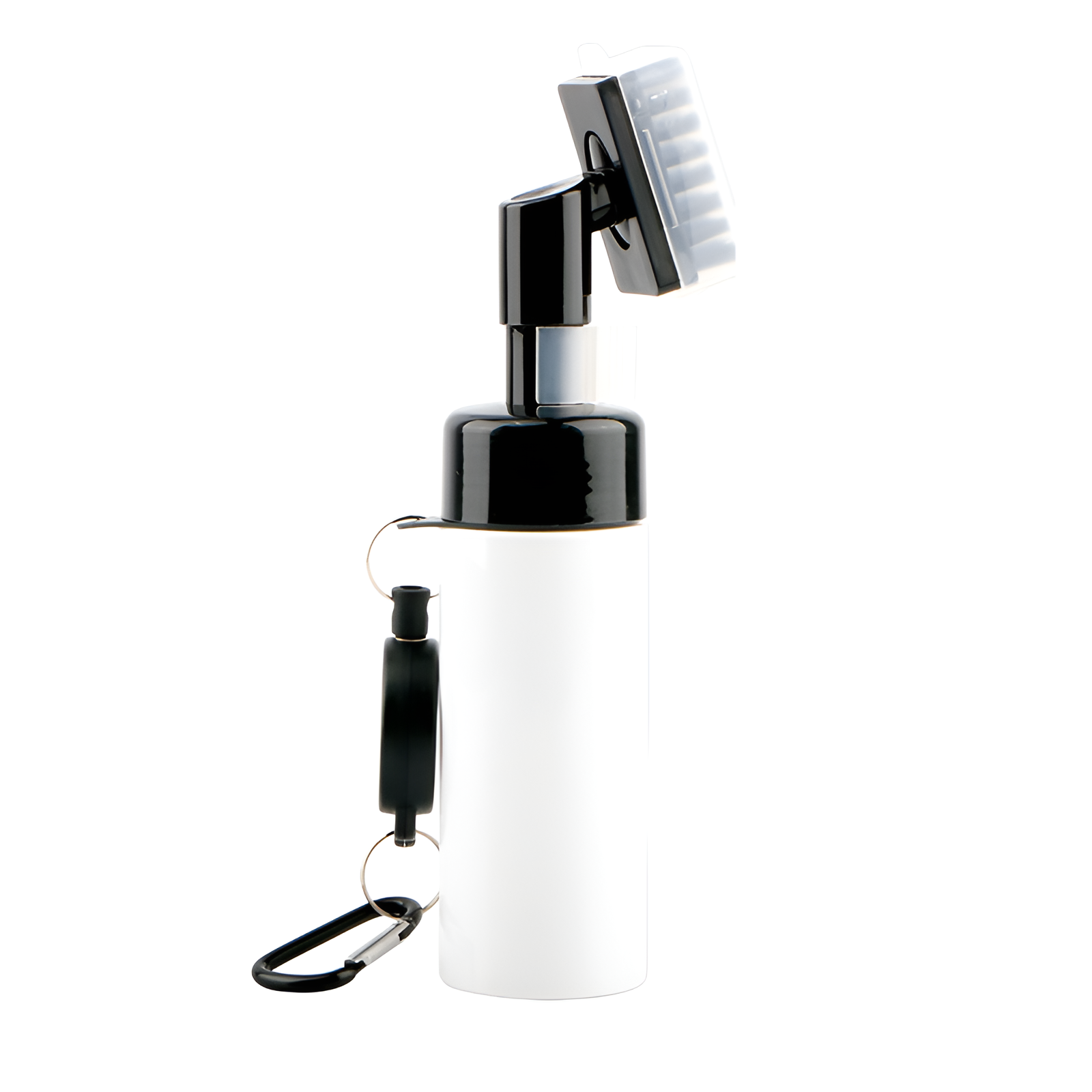 Upgraded golf club water spray cleaning brush push-type water spray bottle brush groove tool