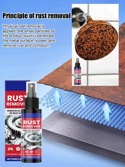 Rust removal spray