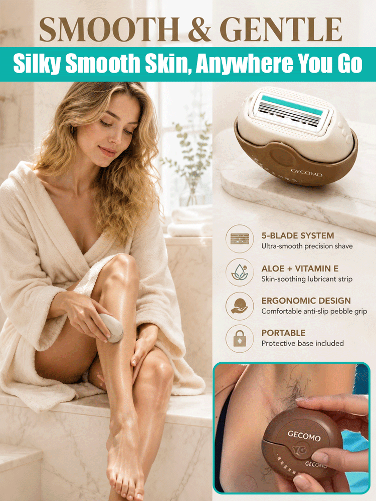 【Suitable for the whole body, wet and dry use】Portable Rotary Electric Hair Removal Device
