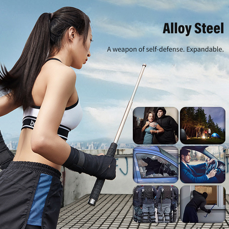 【One-click pop-up, powerful strike】Enhanced automatic spring bars⚡1-Click Defense + Window Breaker for Emergencies 