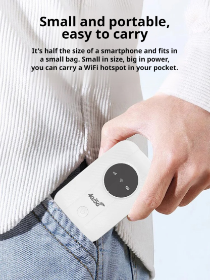 【Lifetime free unlimited data】5G wireless portable WiFi🔥No additional fees, no contract or SIM card required. Connect to high-speed Internet in 1 second🌍