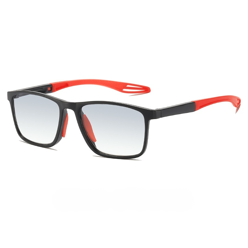 Sports-style 2-in-1 UV-protective photochromic reading glasses
