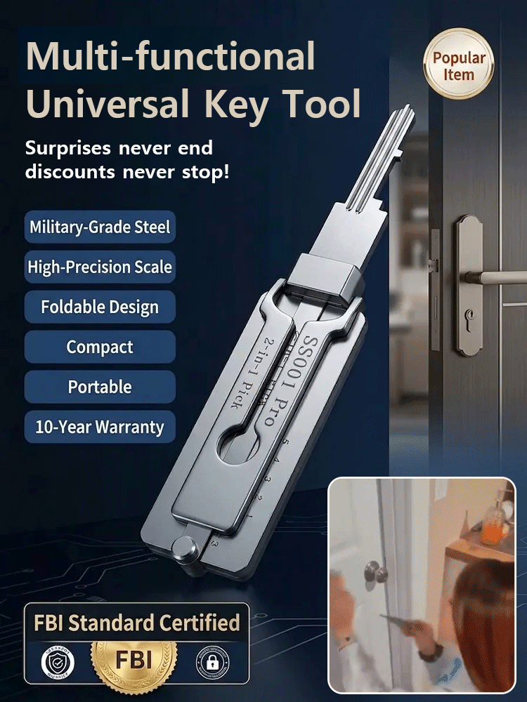 Portable Multi-purpose Key Tool