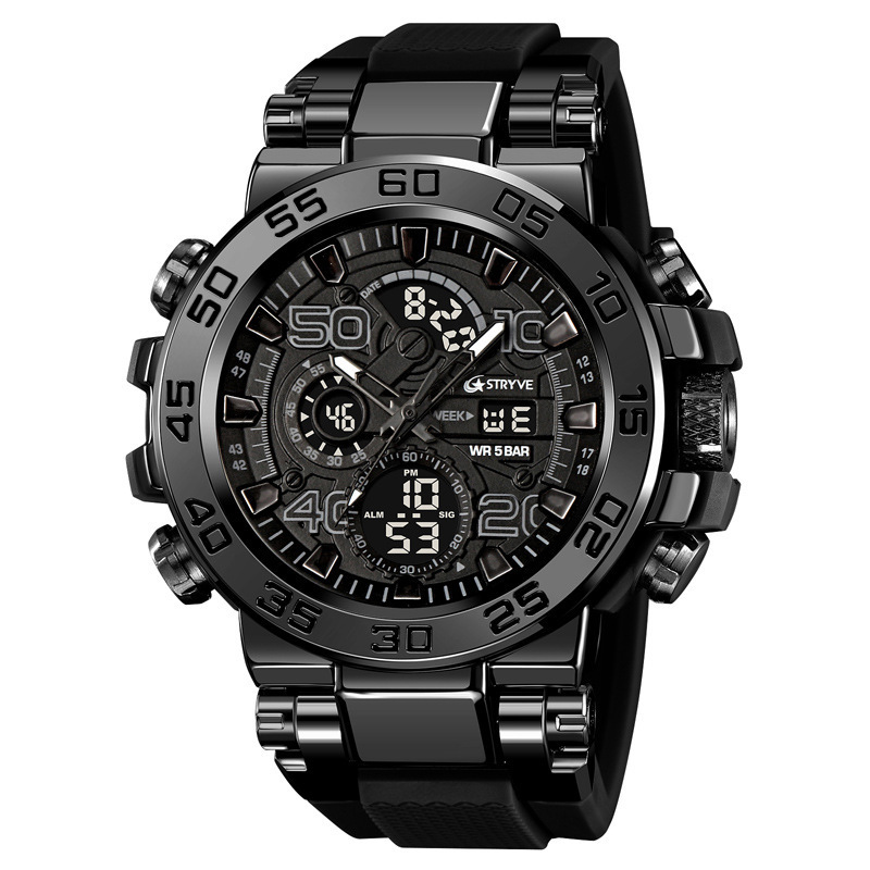 【50-meter water resistance】 Sports waterproof watch