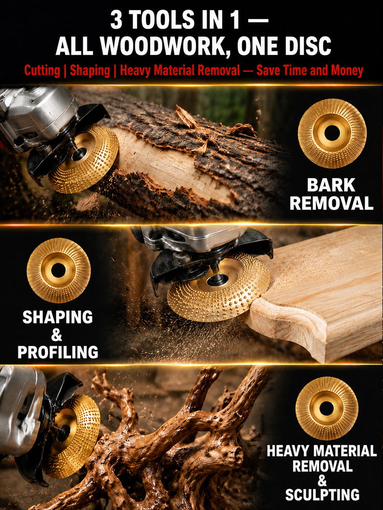 Cut Wood Like Tofu in 3s丨Angle Grinder Grinding Wheel丨Grind 10x Faster! Zero Burning
