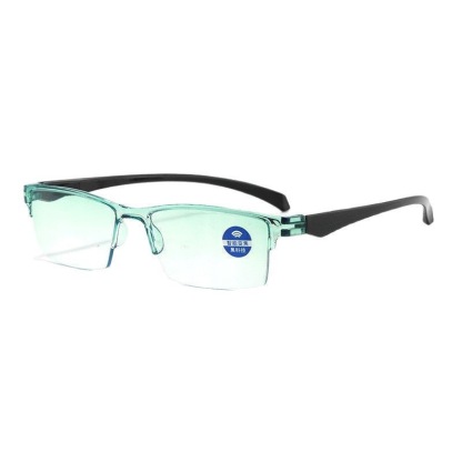 【Smart Adjustable Frameless Blue Light Filter Presbyopic Glasses】Auto-adjust to 4K Clarity, No More Swapping Glasses!