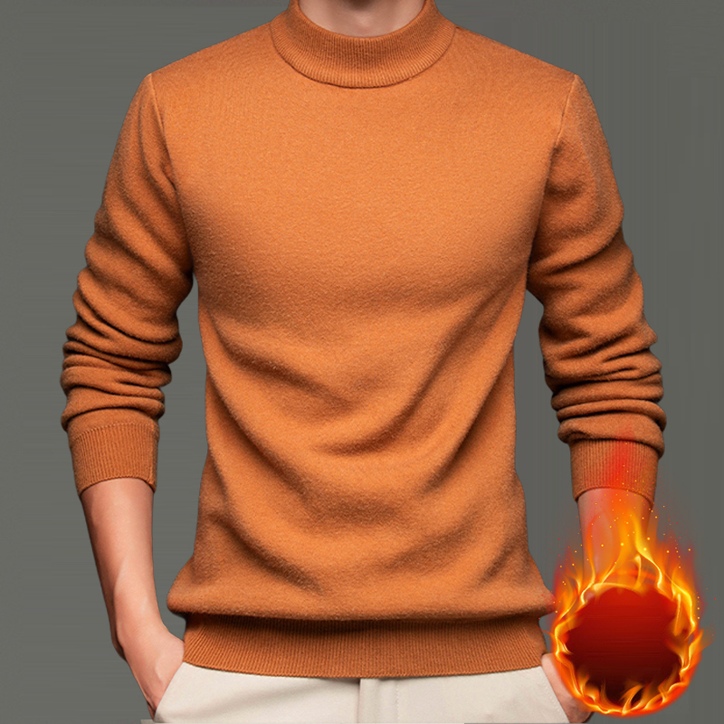 50% OFF🔥Fleece-lined and thickened turtleneck sweater❄️Ultimate Warmth. Wool & Mulberry Silk, Anti-Static, Machine Washable 