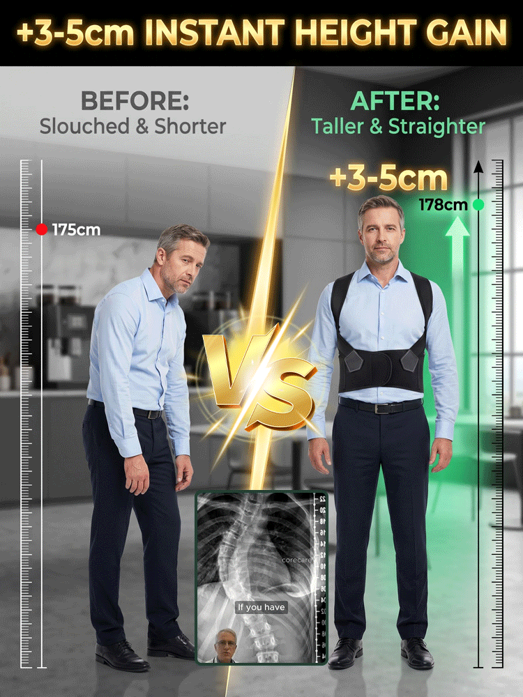🔥 Posture Magic. 🧍 Instant Posture Corrector boosts your height instantly!