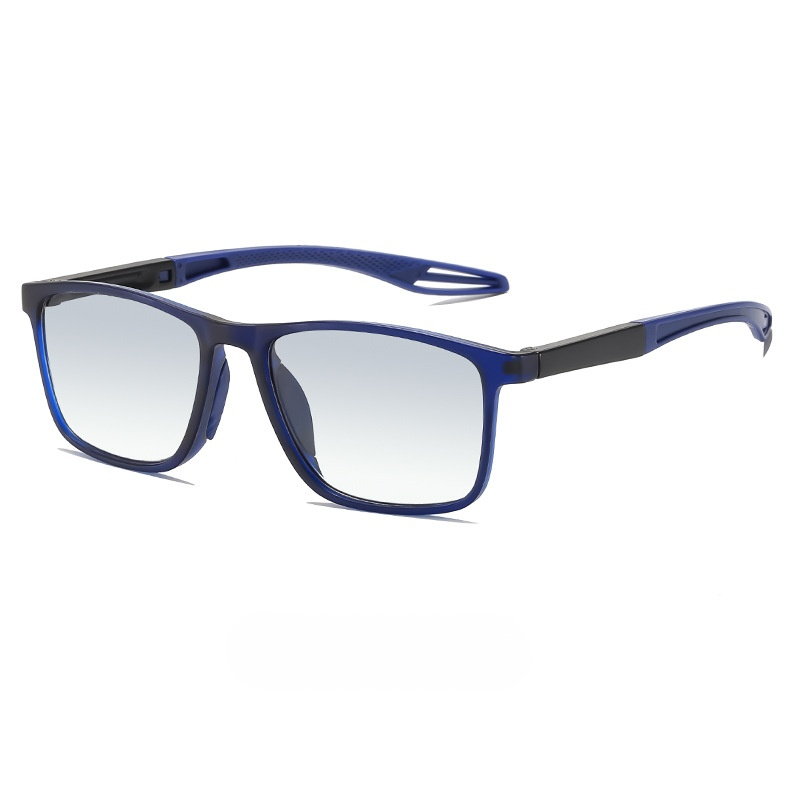 Sports-style 2-in-1 UV-protective photochromic reading glasses