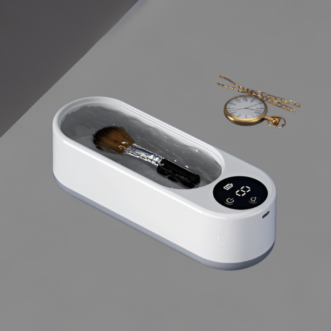 Compact Electric Makeup Brush Cleaner