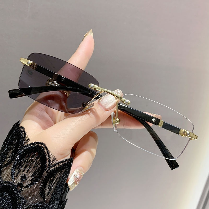 【Purchase once for lifetime use】Photochromic, blue light blocking, frameless reading glasses