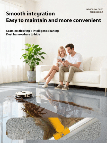 Epoxy Colored Sand Floor Paint [Crystal Marble Texture]